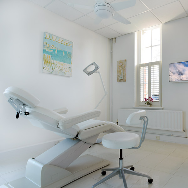 Aesthetic Treatment room at Hunter House Clinic